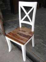 Mango Wood Chic White Painted Chair