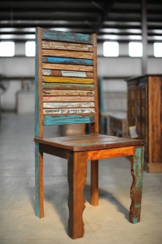 INDIAN RECLAIMED WOOD CHAIR
