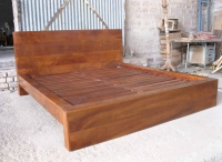 Mango Wood Hollow Bed