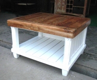Mango Wood White Painted Coffee Table